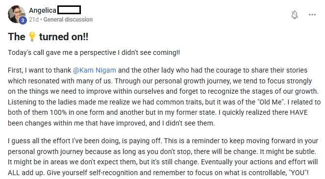 Mindset 2.0 Rob Dial  Testimonial 6