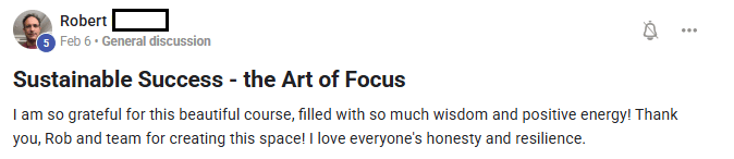 Mindset 2.0 Rob Dial  Testimonial 8